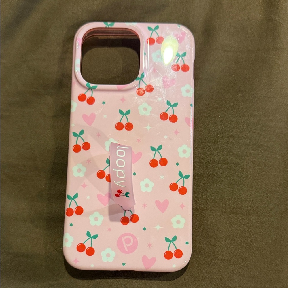 Loopy Case Cherry Blossom Pink Phone Case iPhone 15 pro max